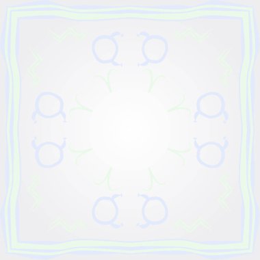 Burçların dikişsiz deseni, vektör illüstrasyonu