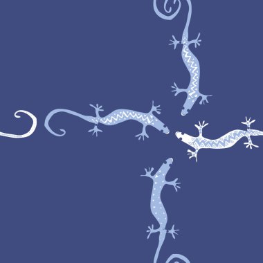 sorunsuz çapraz kertenkele desen, sadece vektör illüstrasyon