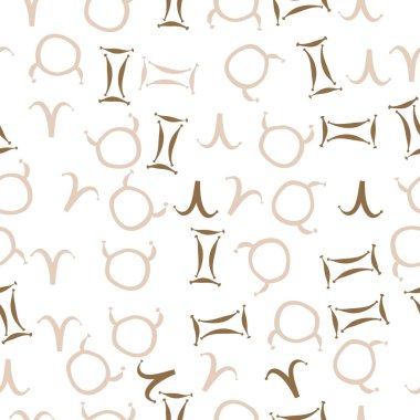 Soyut basit çiçeklerin kusursuz deseni