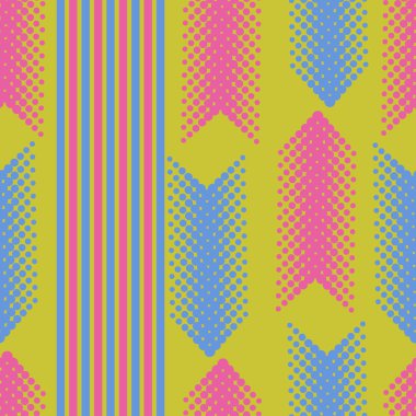 Ok işaretleri ve çizgileri ile soyut desen, vektör illüstrasyon