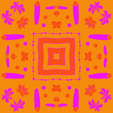 vektör illüstrasyon, geometrik kareler ile soyut duvar kağıdı, tam kare