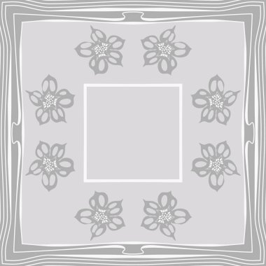 Renkli çiçekler ile Dikişsiz soyut desen