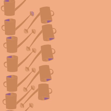 Soyut basit sulama kalıplarının kusursuz deseni