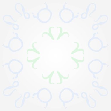 Soyut basit zodyak süsleme Dikişsiz desen