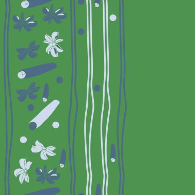 Tarçın ve anason ile soyut dikişsiz desen 