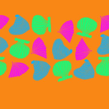 Kusursuz soyut kabuk deseni, vektör arka planı