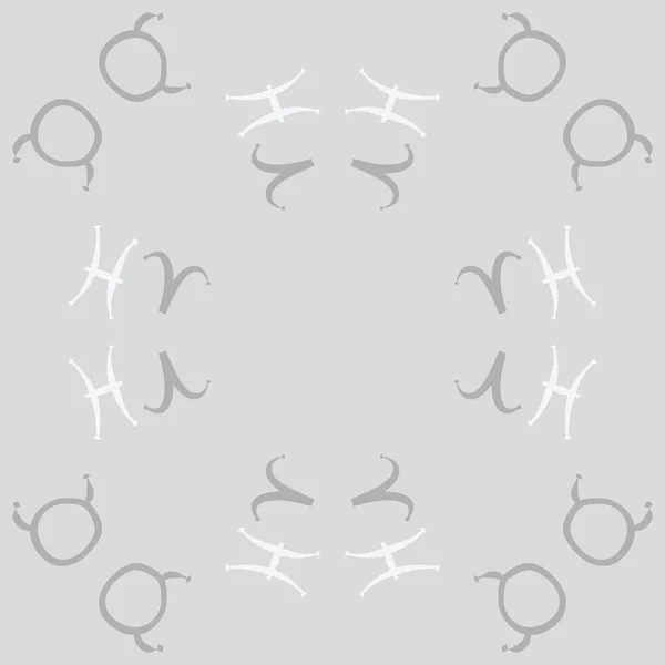 Безшовний Візерунок Знаків Зодіаку Векторні Ілюстрації — стоковий вектор