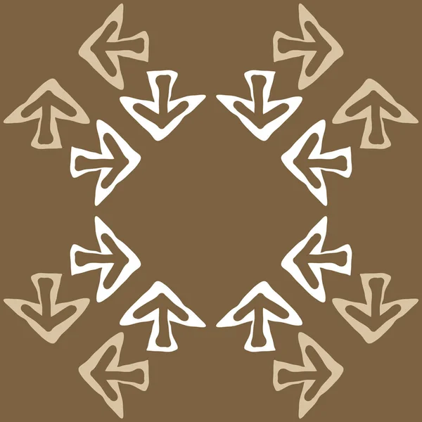 Modèle Abstrait Avec Des Flèches Signes Illustration Vectorielle — Image vectorielle