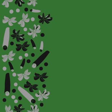 Tarçın ve anason ile soyut dikişsiz desen 