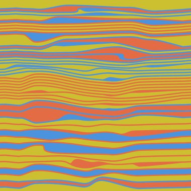 Renkli dalgalar ile kesintisiz soyut desen