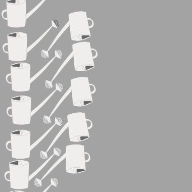 Soyut basit sulama kalıplarının kusursuz deseni