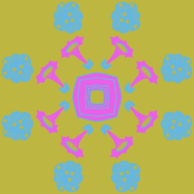 çiçekler, vektör çizim ile sanatsal seamless modeli