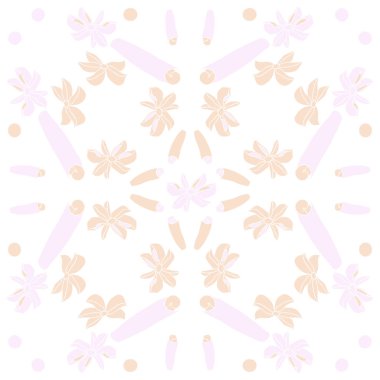 Tarçın ve anason ile soyut dikişsiz desen 