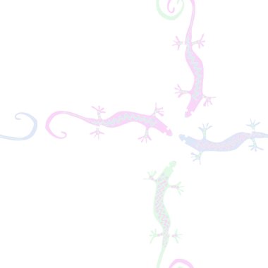 sorunsuz çapraz kertenkele desen, sadece vektör illüstrasyon