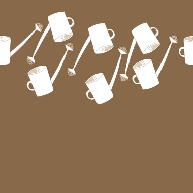 Soyut basit sulama kalıplarının kusursuz deseni