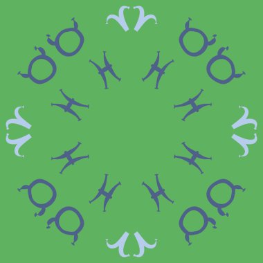 Zodiac Signs Dikişsiz desen. Vektör Illustration