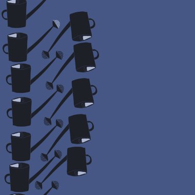 Soyut basit sulama kalıplarının kusursuz deseni