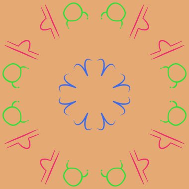 Kesintisiz soyut desen, vektör arka plan