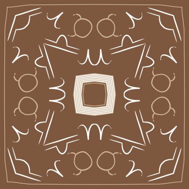 Burç işaretleri ile vektör desen arka plan 