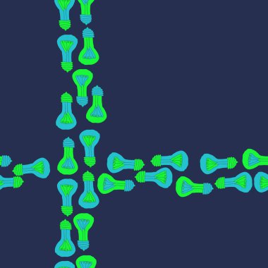 ampuller vektör illüstrasyon ile soyut desen 