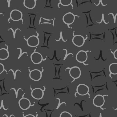 Soyut basit çiçeklerin kusursuz deseni