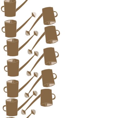 Soyut basit sulama kalıplarının kusursuz deseni