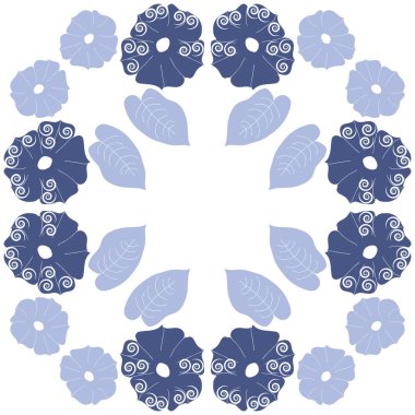 Soyut basit yaprakların kusursuz deseni