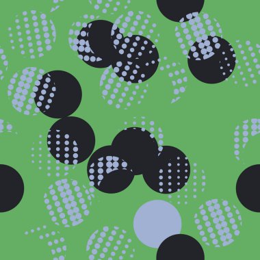 Renkli daireler ile Dikişsiz soyut desen