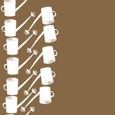 Soyut basit sulama kalıplarının kusursuz deseni