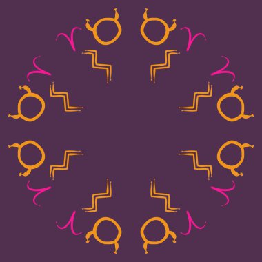 Kesintisiz soyut desen, vektör arka plan