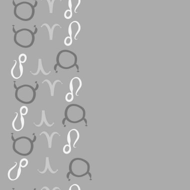 Soyut basit zodyak süsleme Dikişsiz desen