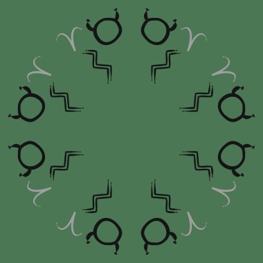 burçlar ile vektör arka plan 