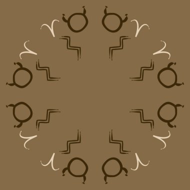 burçlar ile vektör arka plan 