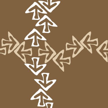 Ok işaretleri ile soyut desen, vektör illüstrasyon