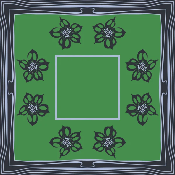 Renkli çiçekler ile Dikişsiz soyut desen