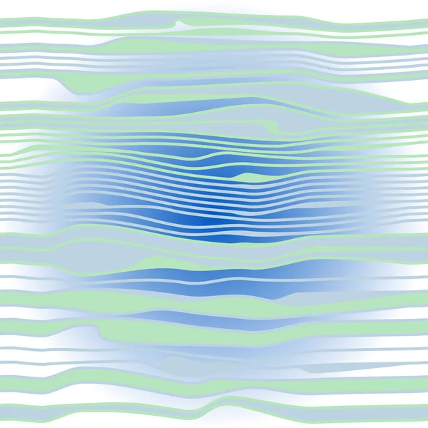 Бесшовный Абстрактный Рисунок Красочными Волнами — стоковый вектор