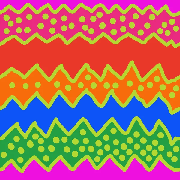 Patrón Sin Costura Con Zigzag Simple Abstracto — Archivo Imágenes Vectoriales