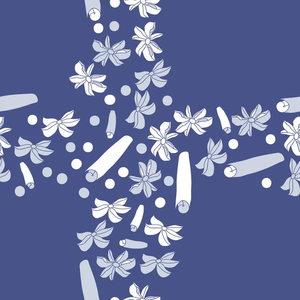 Tarçın ve anason ile soyut dikişsiz desen 