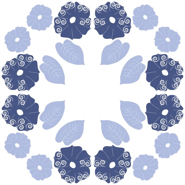 Soyut basit yaprakların kusursuz deseni