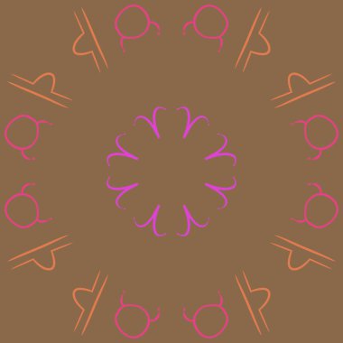 Kesintisiz soyut desen, vektör arka plan