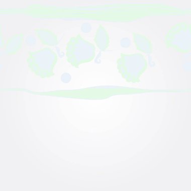 Soyut basit bitkilerin Dikişsiz deseni