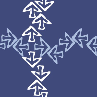 Ok işaretleri ile soyut desen, vektör illüstrasyon