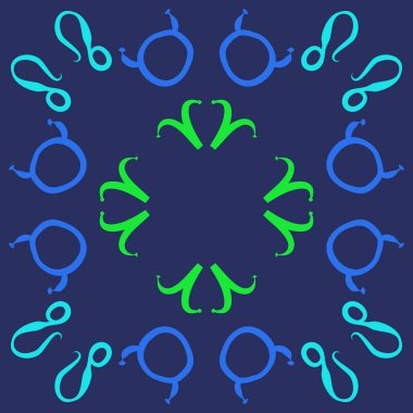 Soyut basit zodyak süsleme Dikişsiz desen