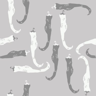 Biber ile dikişsiz soyut desen, vektör arka plan