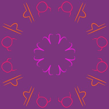 Kesintisiz soyut desen, vektör arka plan