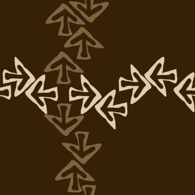 Ok işaretleri ile soyut desen, vektör illüstrasyon