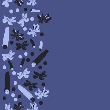 Tarçın ve anason ile soyut dikişsiz desen 