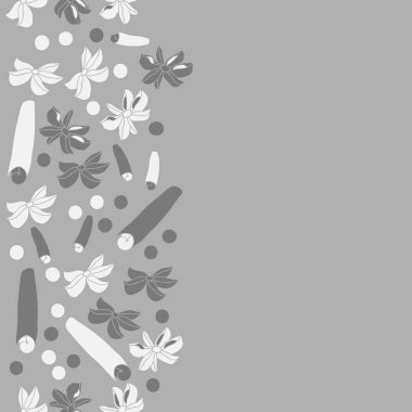 Tarçın ve anason ile soyut dikişsiz desen 