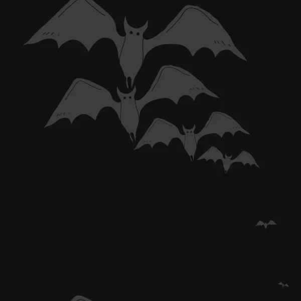 Padrão Sem Costura Morcegos Simples Abstratos —  Vetores de Stock