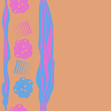 Kesintisiz soyut desen, vektör arka plan